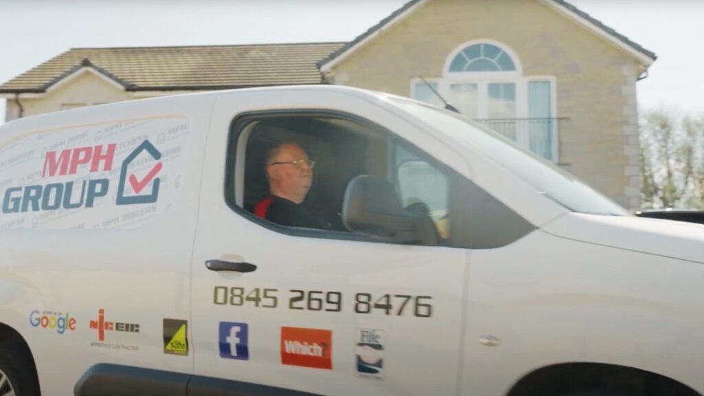 MPH Group van in dunfermline